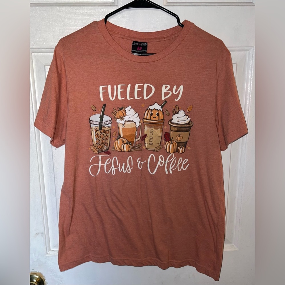 Fueled by Jesus and ☕️ T-shirt